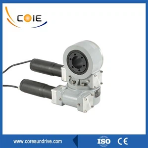 Dual Axis SVH3 Slewing Drive With 24VDC Motor For Antenna Dish