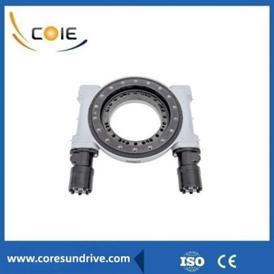 Dual Worm Slewing Drive For Telescopic Working Platform